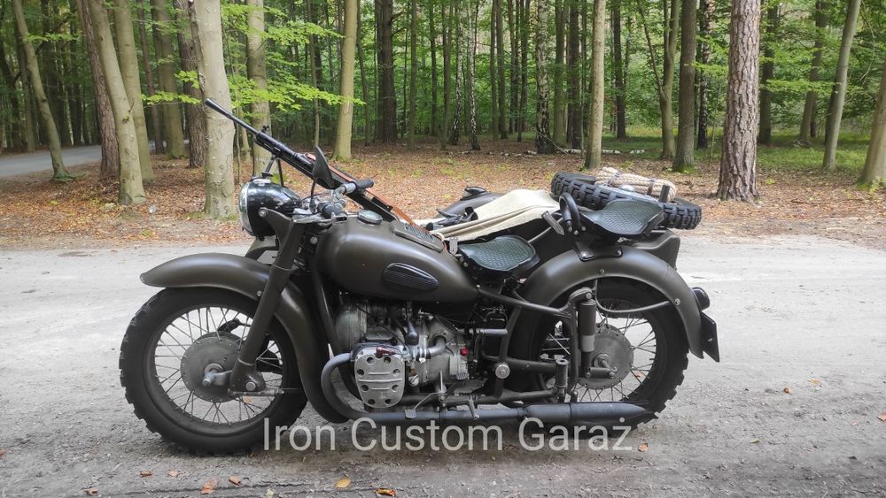 Tłumiki układy wydechowe K750 Dniepr Ural M72 remonty motocykli tłoki
