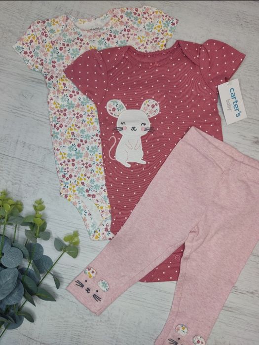 Набір для дівчинки, боді і лосинки, 80,74,62, 68