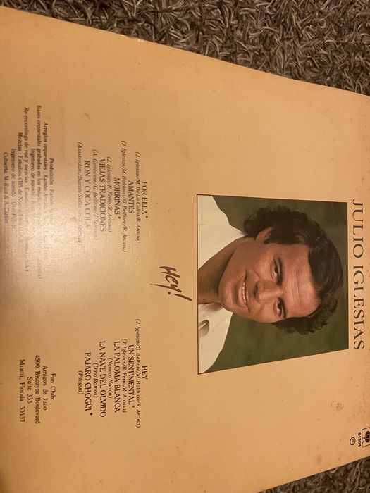 Vinil Julio Iglesias - Hey