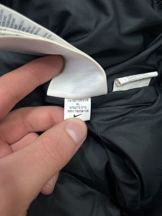 Оригинал мужская пуховая жилетка пуховик куртка жилет найк nike 550