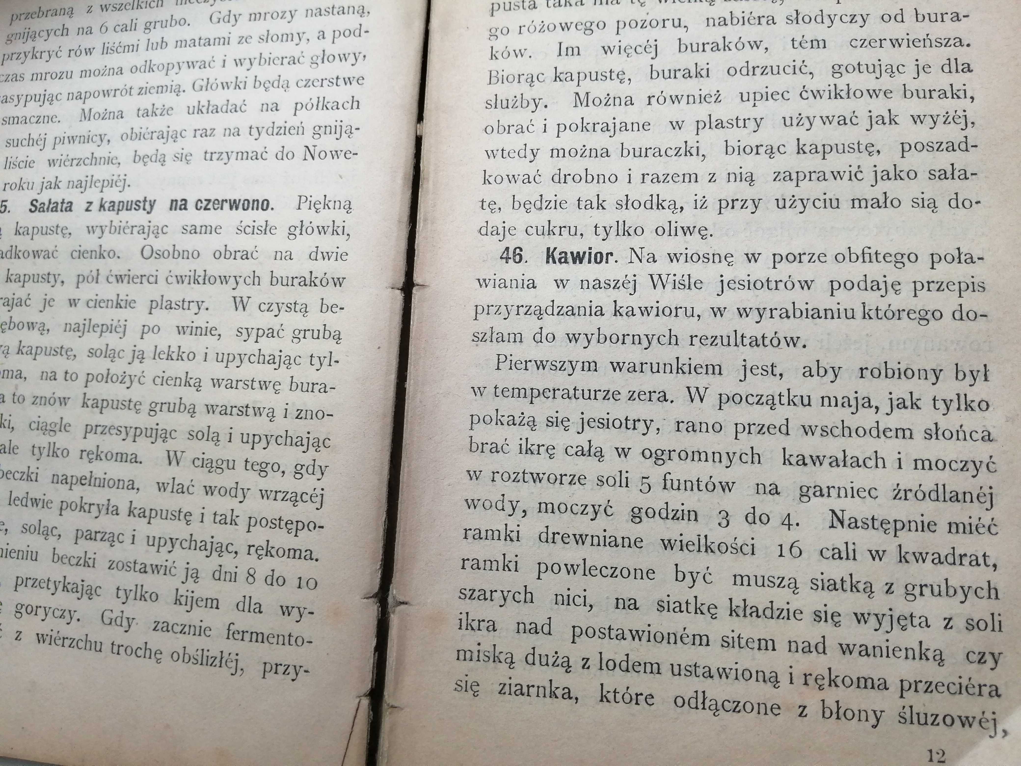 1893r przepisy kuchnia Warszawa Kraków Lucyna Ćwierczakiewczówna