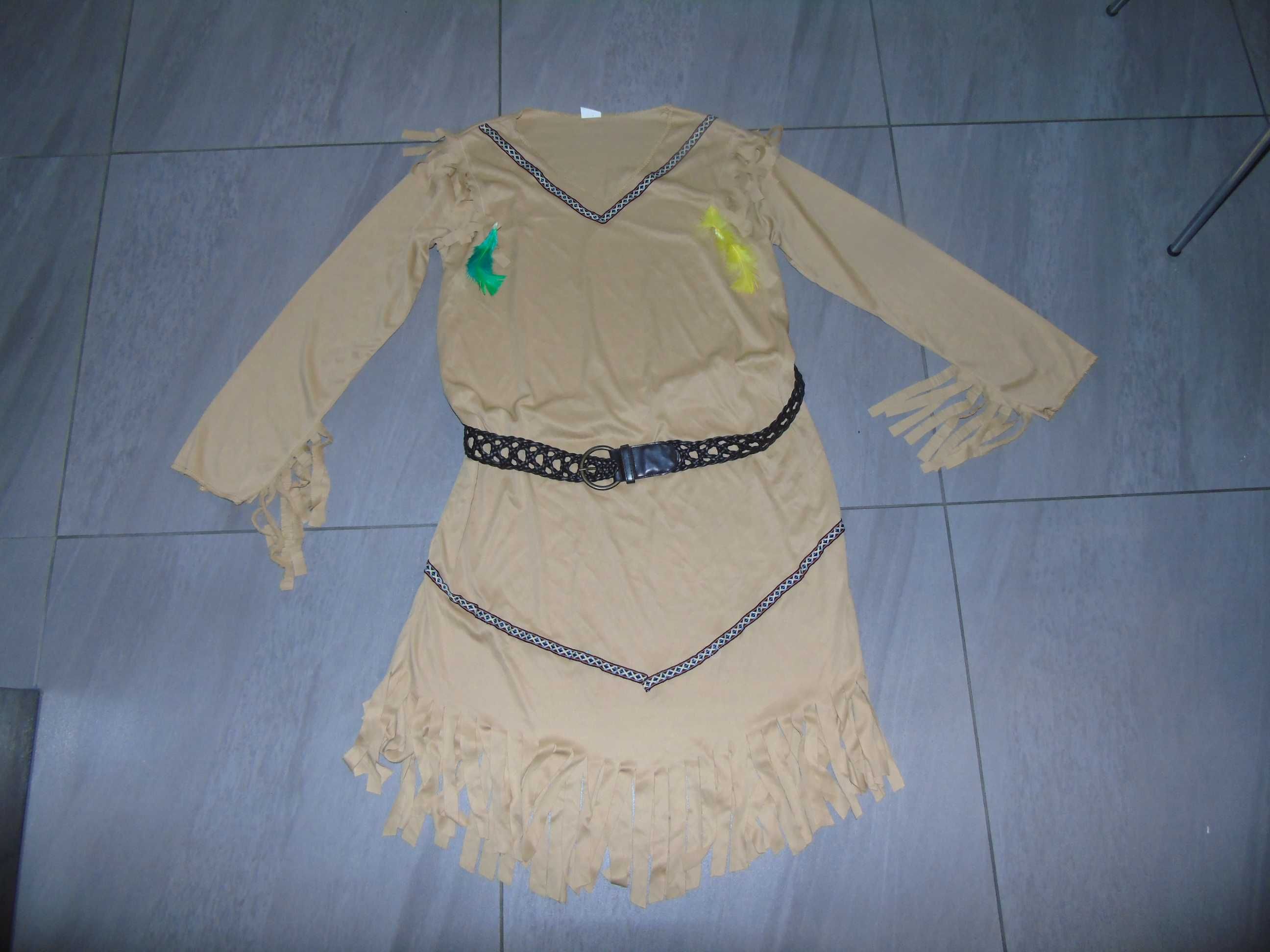 Strój sukienka Pocahontas Indianka L/XL