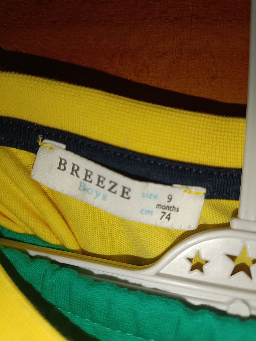 Літній костюм-двійка BREEZE (шорти+футболка),74р. на хлопчика