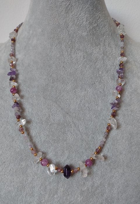 Naszyjnik z kamieni naturalnych