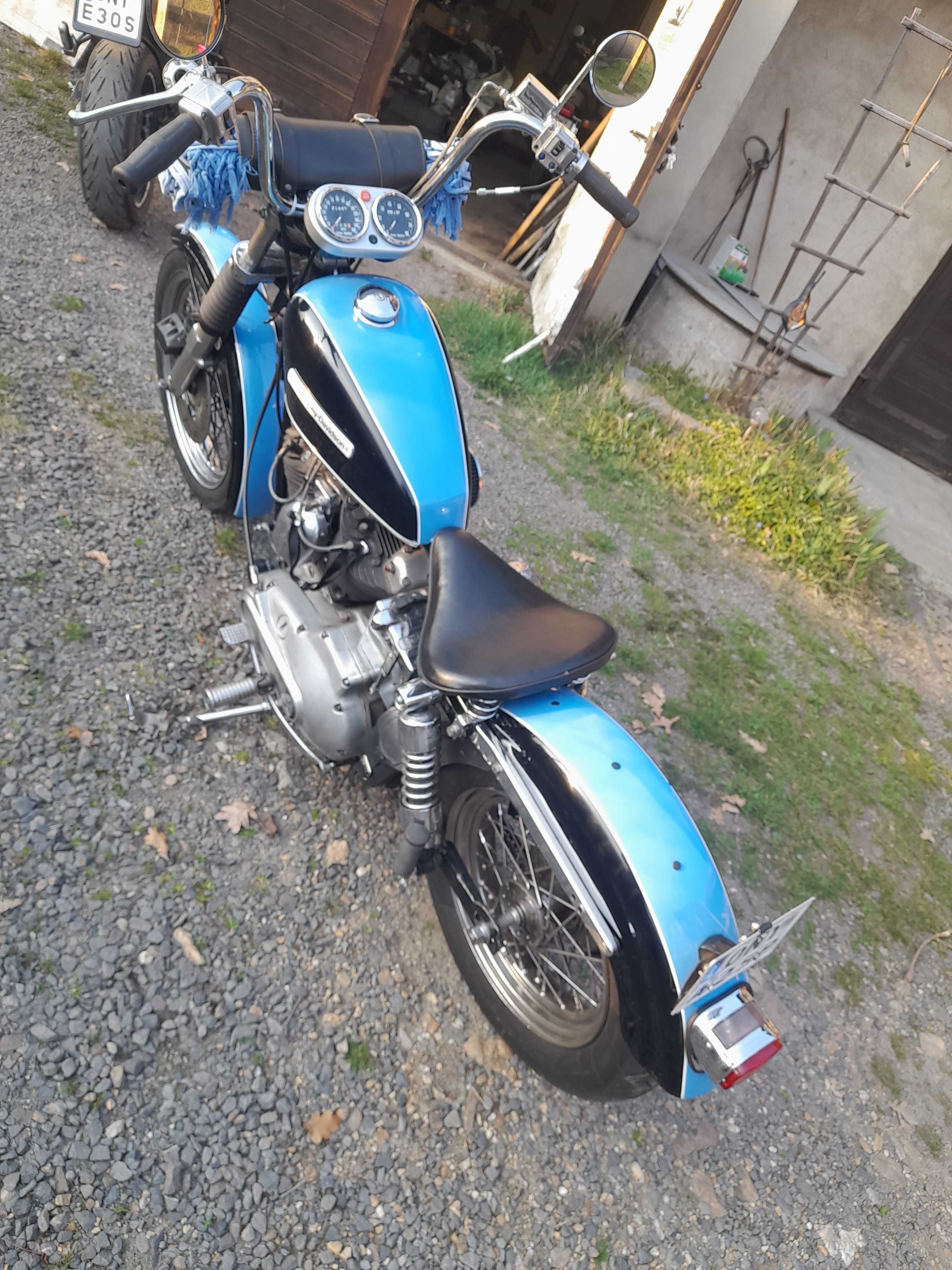 Harley Davidson Ironhead 1000 XLCH 1974 kopniak