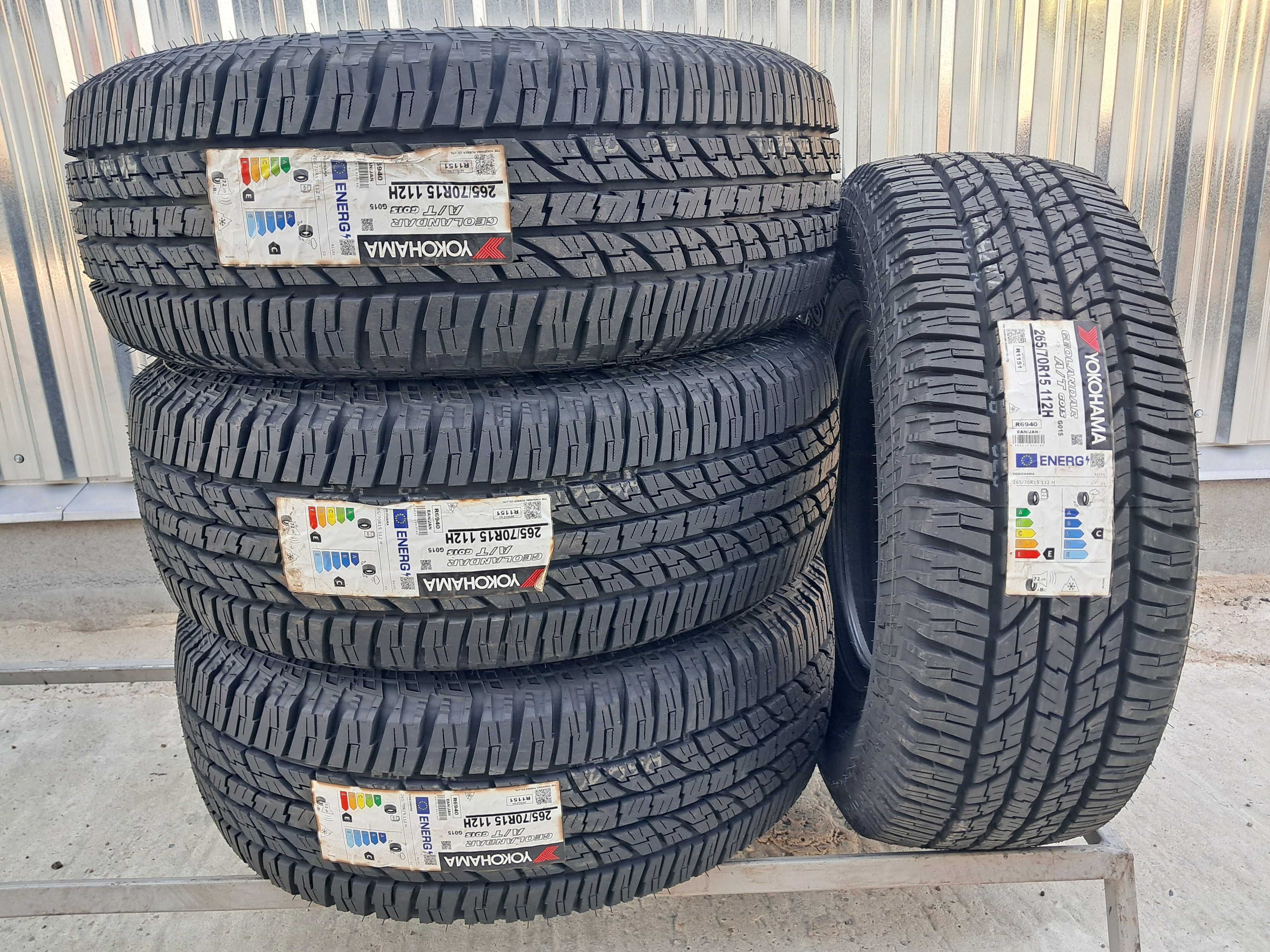 Резина всесезонна, НОВА, 265/70 R15 Yokohama Geolandar A/T G015