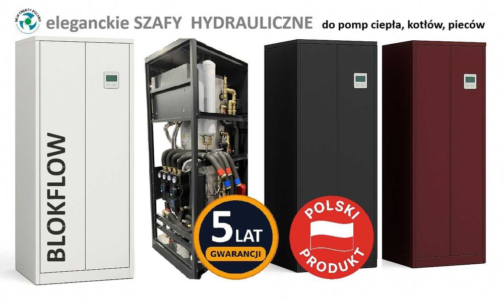 SZAFA HYDRAULICZNA kotłownia + Pompa ciepła York 7kW 9kW KAISAI 6kW
