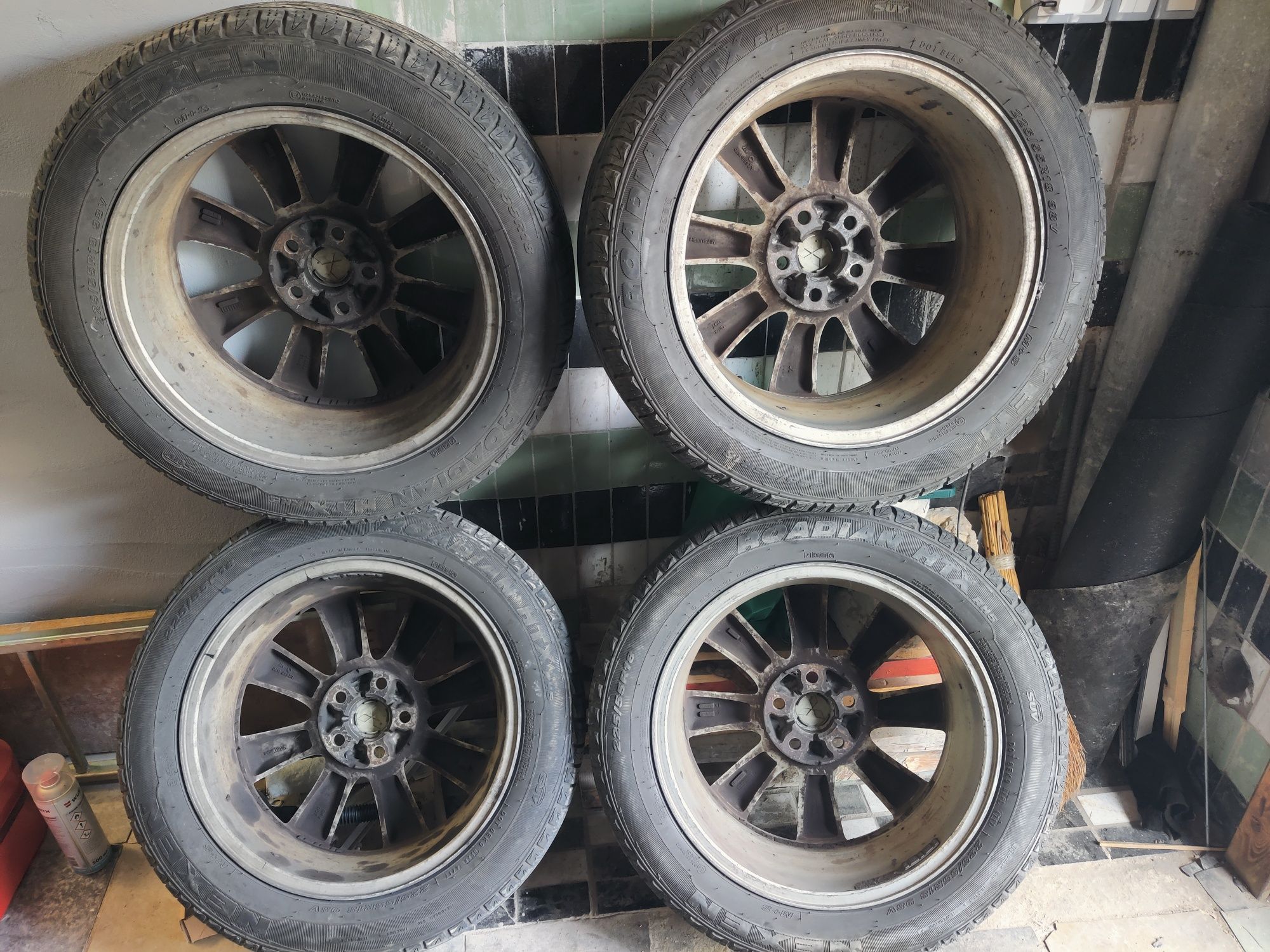 Оригінальні диски Mitsubishi r18 і резина 225/55r18