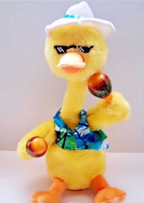 Інтерактивна плюшева іграшка "Танцююча качка-повторюшка"