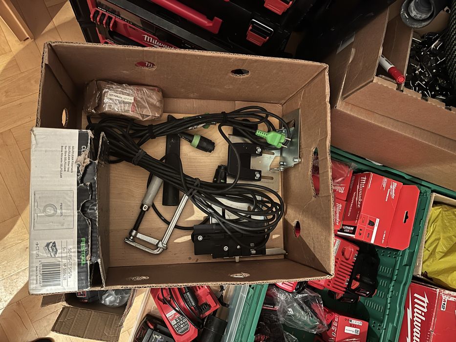 Akcesoria festool kable, ścisk, prowadzenie do szyny