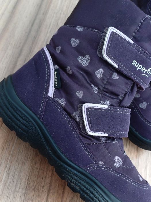 Superfit Gore-Tex зимові термо черевики ботинки чоботи на дівчинку 27р