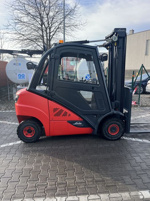 Wózek widłowy Linde H25D, Diesel Volkswagen 1.9, Kabina, 9 tyś Mth