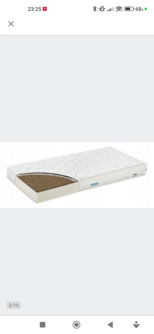 Fiki Miki Materac Lateks Pianka Kokos Prestige 120x60