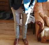 Eleganckie spodnie, 98% bawełna