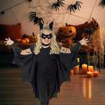 DIKARIYA Kostium nietoperza dla dzieci z tatuażami na Halloween roz110