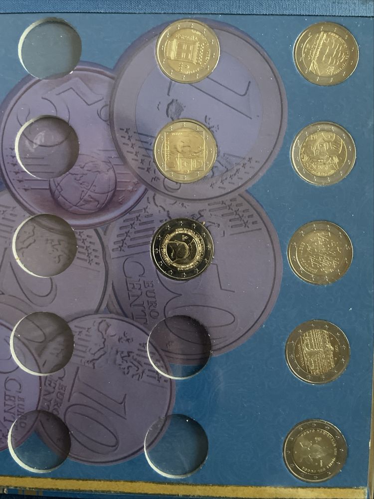 83 Monety 2 Euro z roku 1999 do 2020