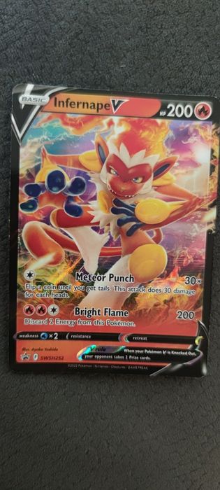 Carta muito rara Pokémon Infernape V
