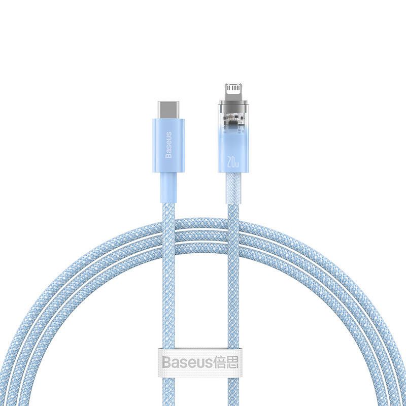Kabel szybko ładujący Baseus USB-C do Lightning  Explorer Series 1m,