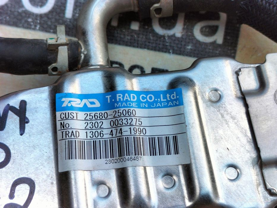 Lexus NX II 21- RAV4 Camry 2.5 радиатор охладитель EGR 25680-25060