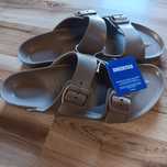 Sandaly Birkenstock – Arizona – Sandały z pianką EVA w kolorze taupe