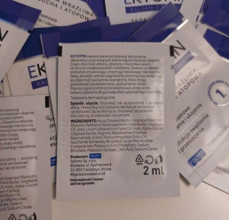 Ektopin balsam z ektoiną 25 saszetek za 10zł