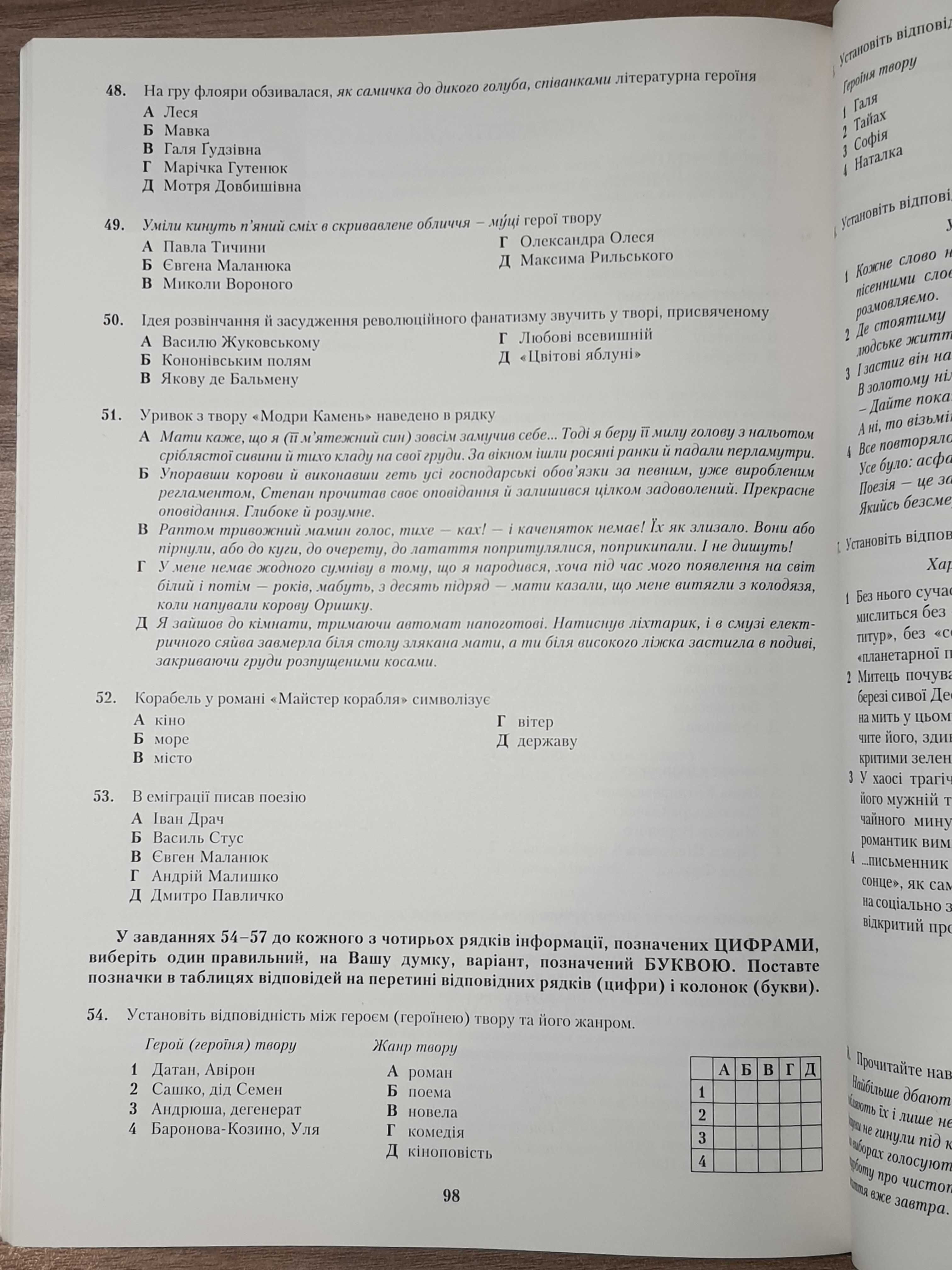 Українська мова та література. Олександр Овраменко. 2 частина ЗНО 2020
