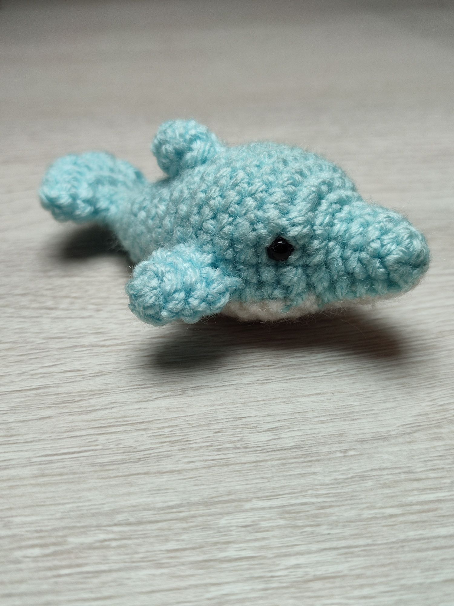 delfin na szydełku handmade