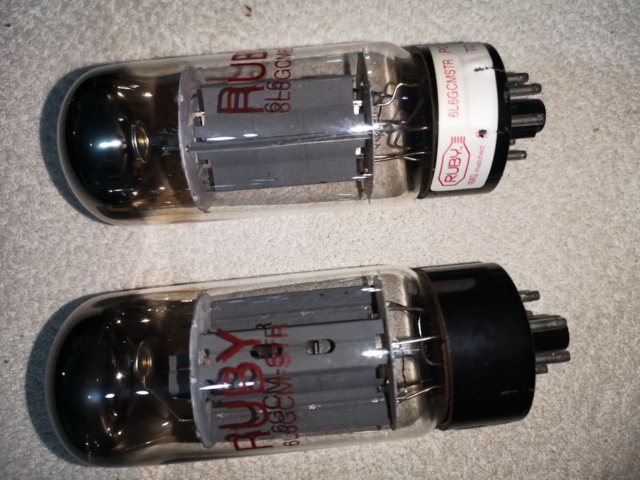 Ruby 6L6GCMSTR Matched Pair