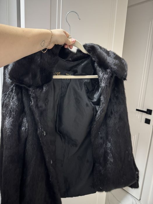 Норкова шуба натуральна розмір s