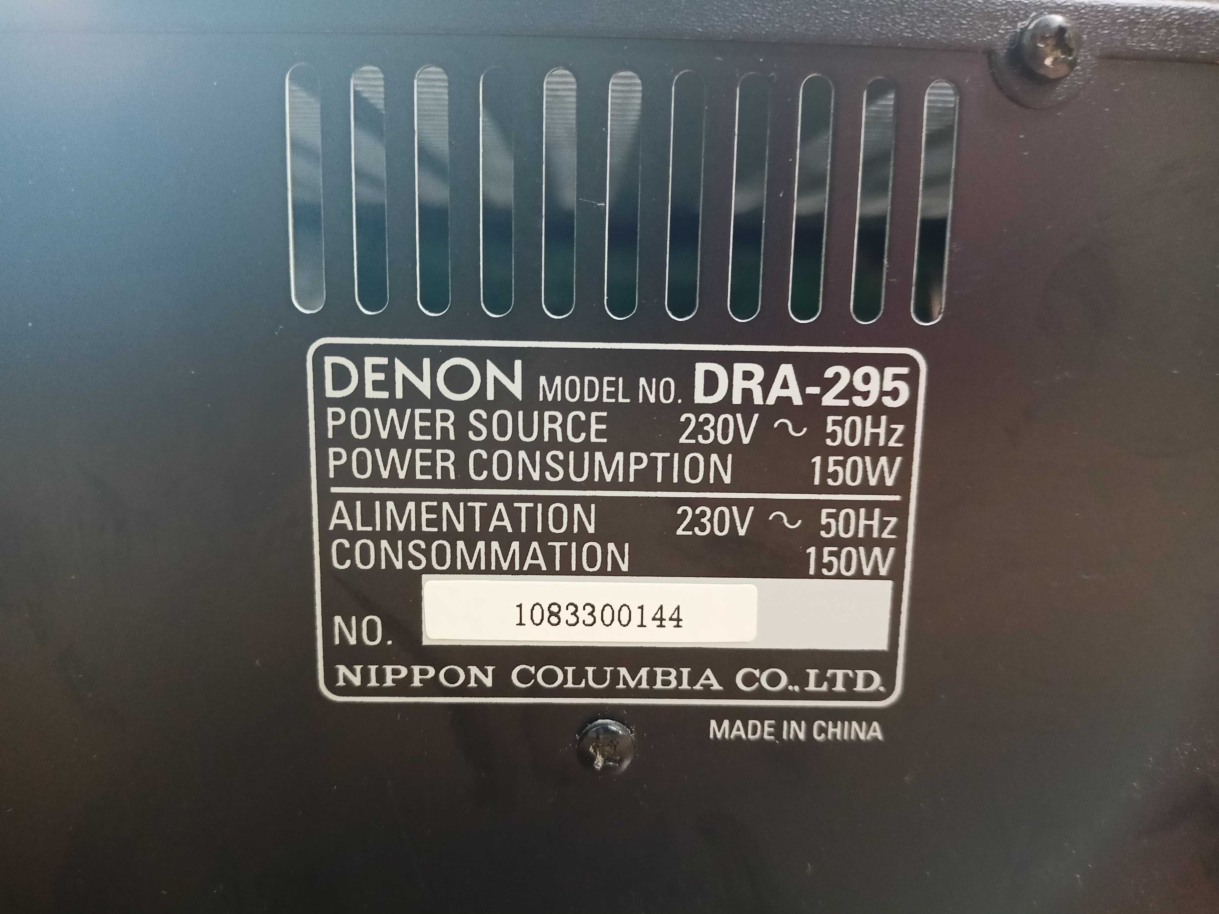 Denon DRA-295 150W NIPPON COLUMBIA Amplituner
