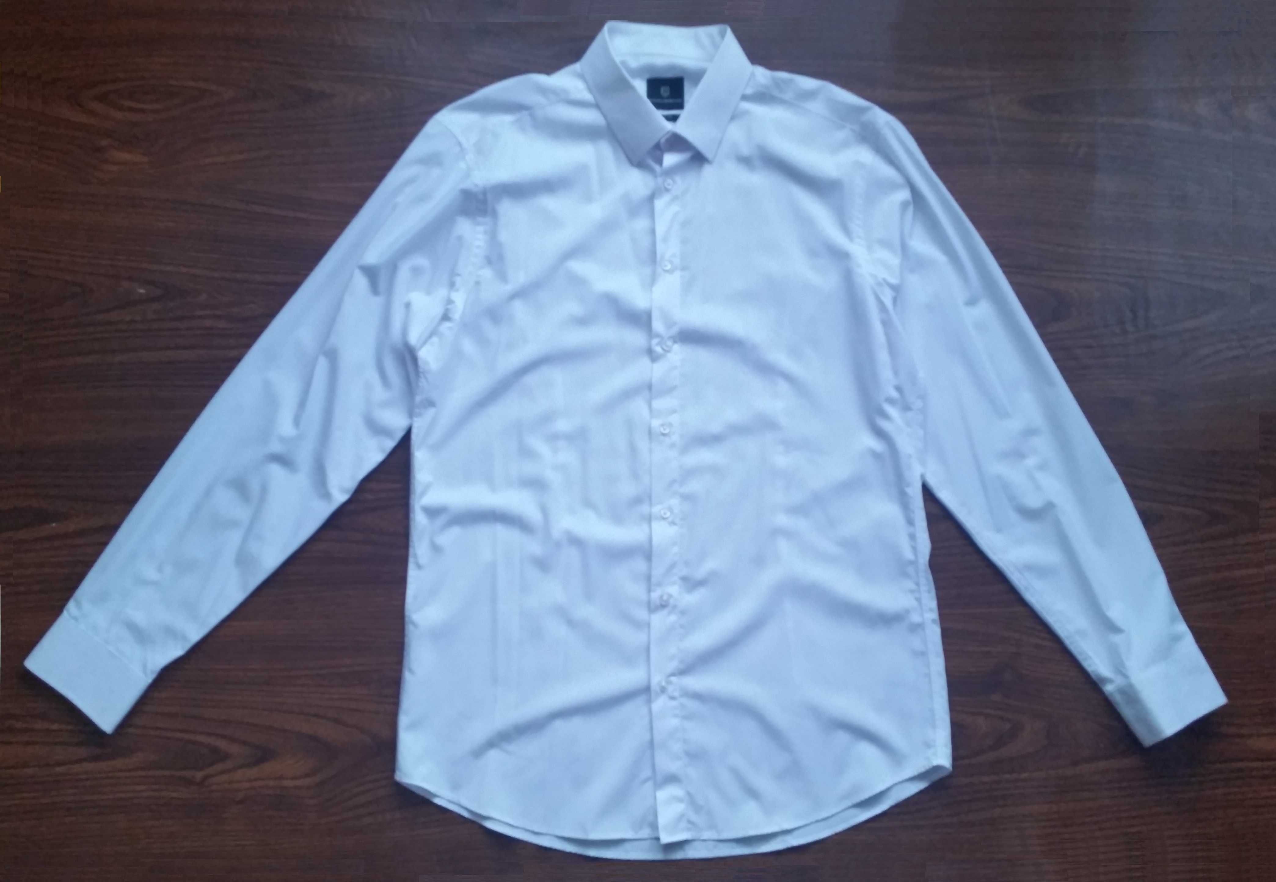 Рубашка классическая мужская белая Pako Lorente 43-44 пиджак