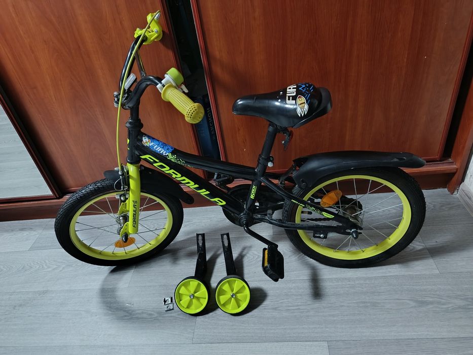 Дитячий велосипед Formula FURY 16". Детский велосипед.