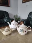 Antyczne porcelanowe czajniki/ imbryki Anglia