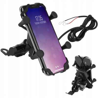 Uchwyt Na Telefon Gps Motocykl Motor Ładowarka 3D