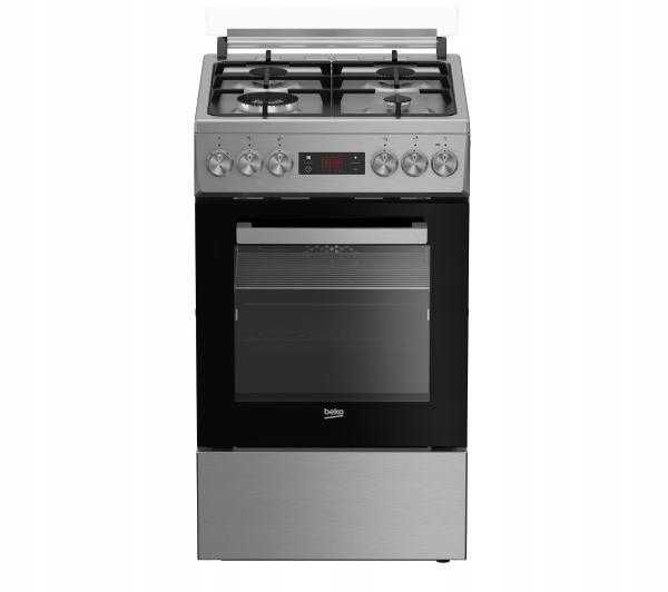 Kuchnia gazowo-elektryczna Beko FSM51337DXDT palnik WOK nowa