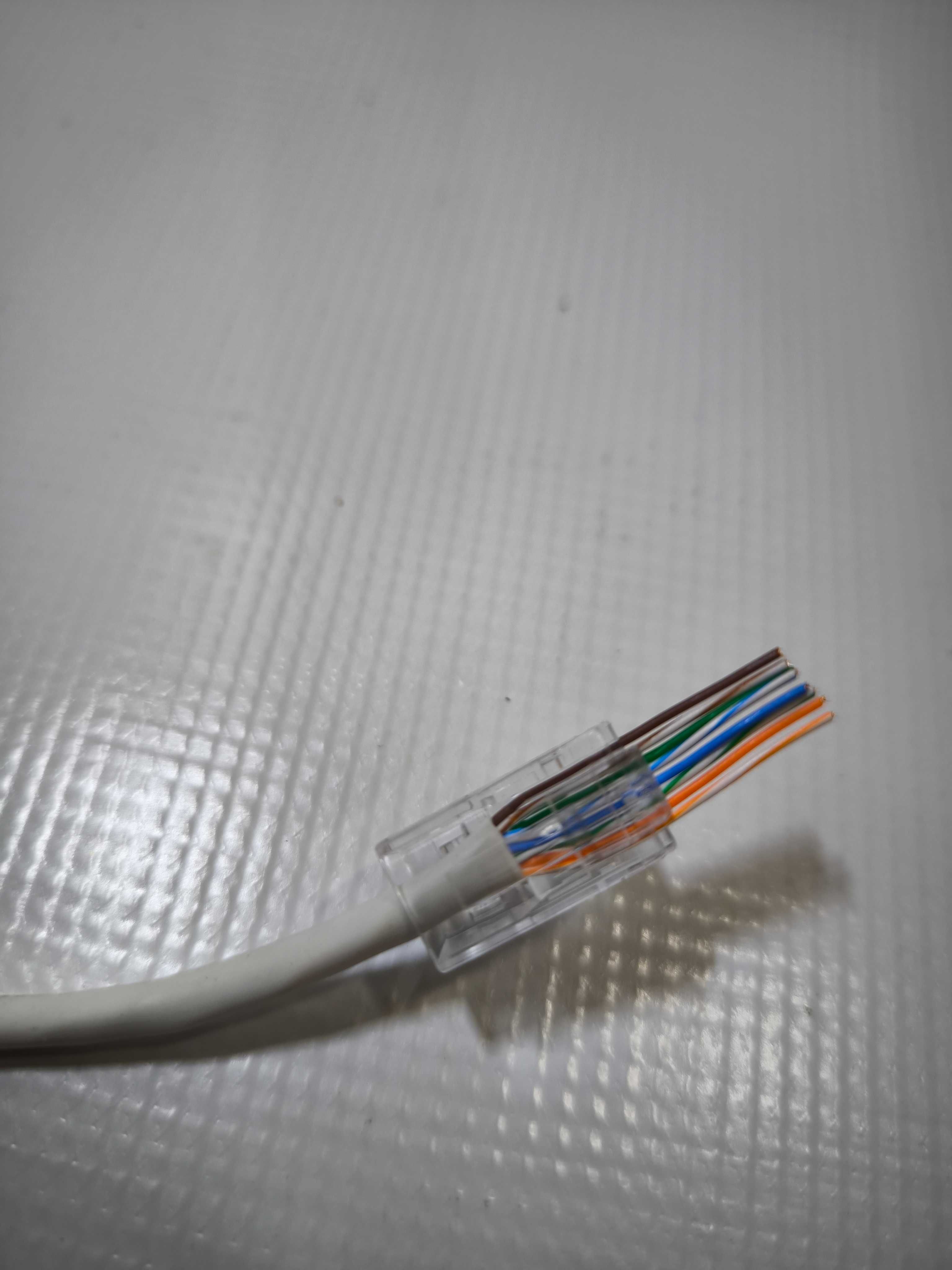Zaciskarka RJ45, Ściagaczka izolacji, Końcówki RJ45 kat5e tester