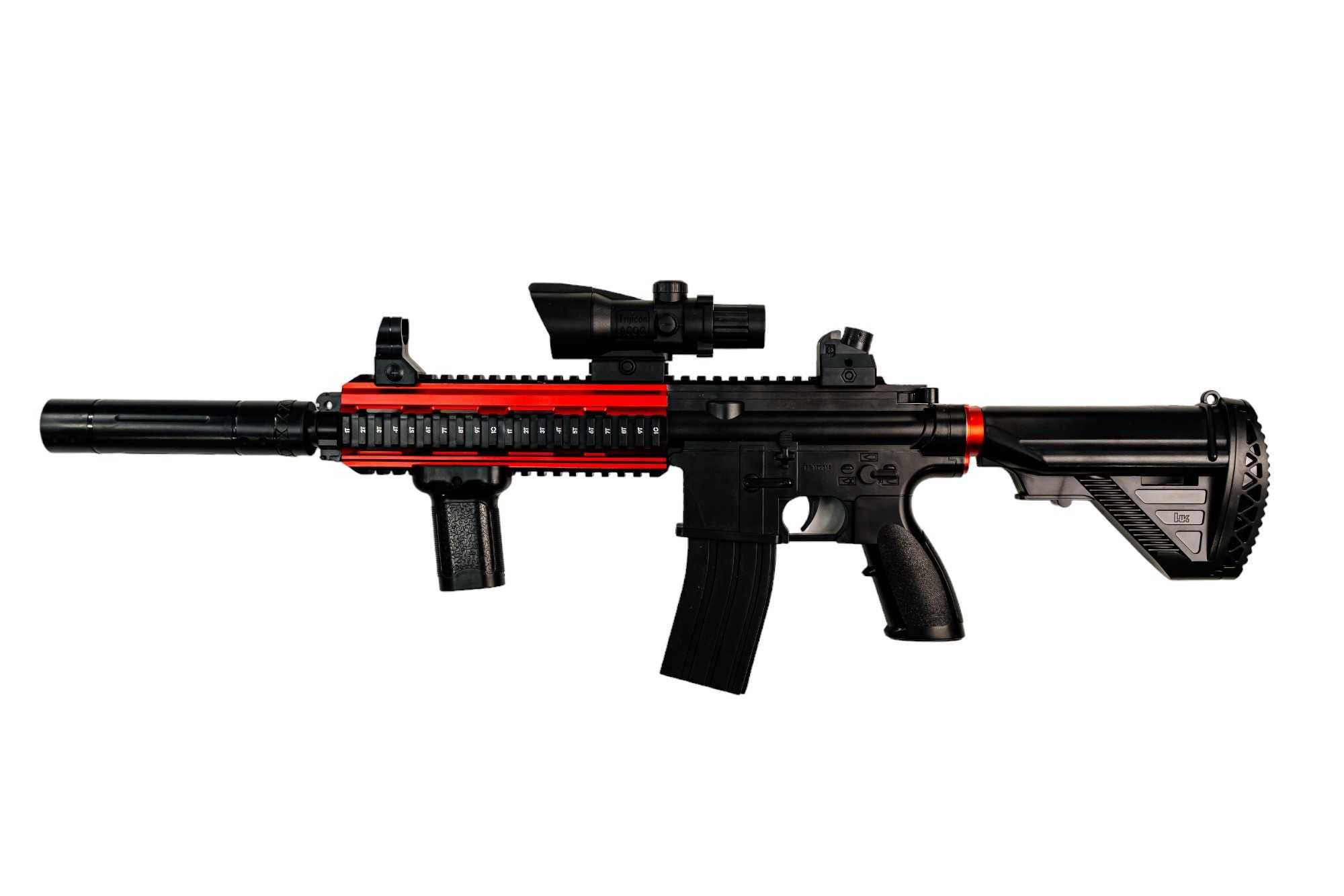 Гель бластер акумуляторний, Іграшковий автомат стріляє орбізами HK416