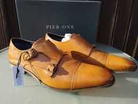 Eleganckie wizytowe biznesowe buty Pier One 48