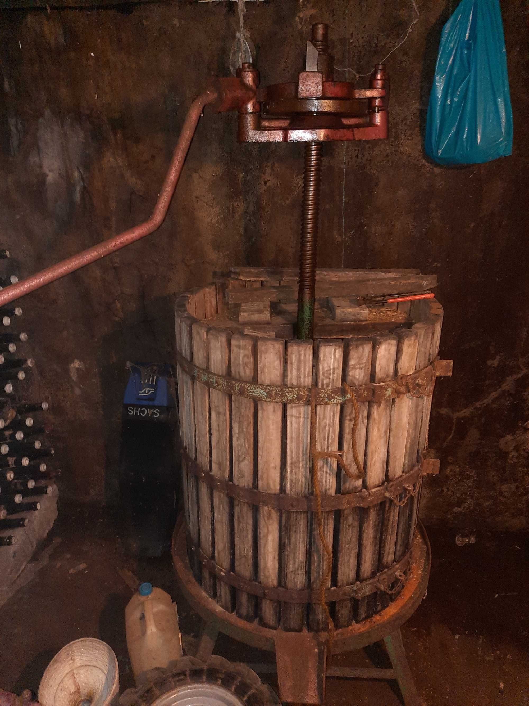 Prensa de vinho completa