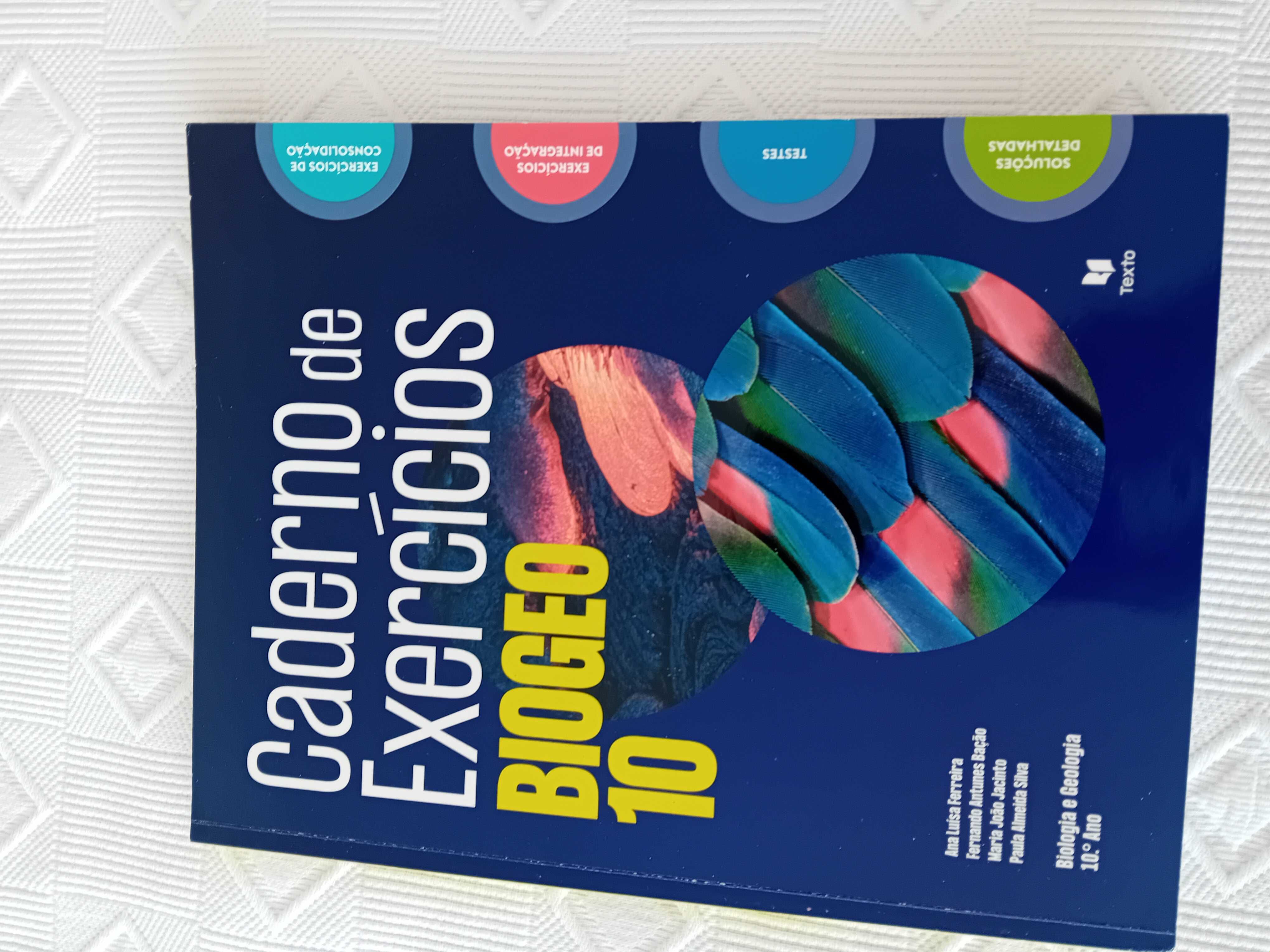 Manuais e livros de fichas 10° e 11° ano