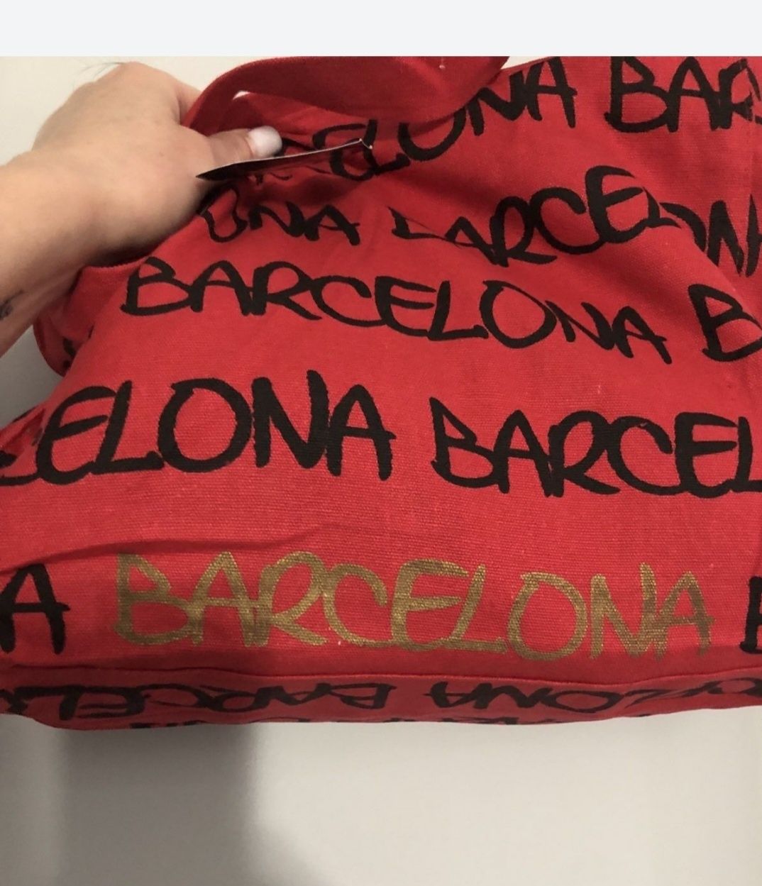 Сумка котон. Barcelona
