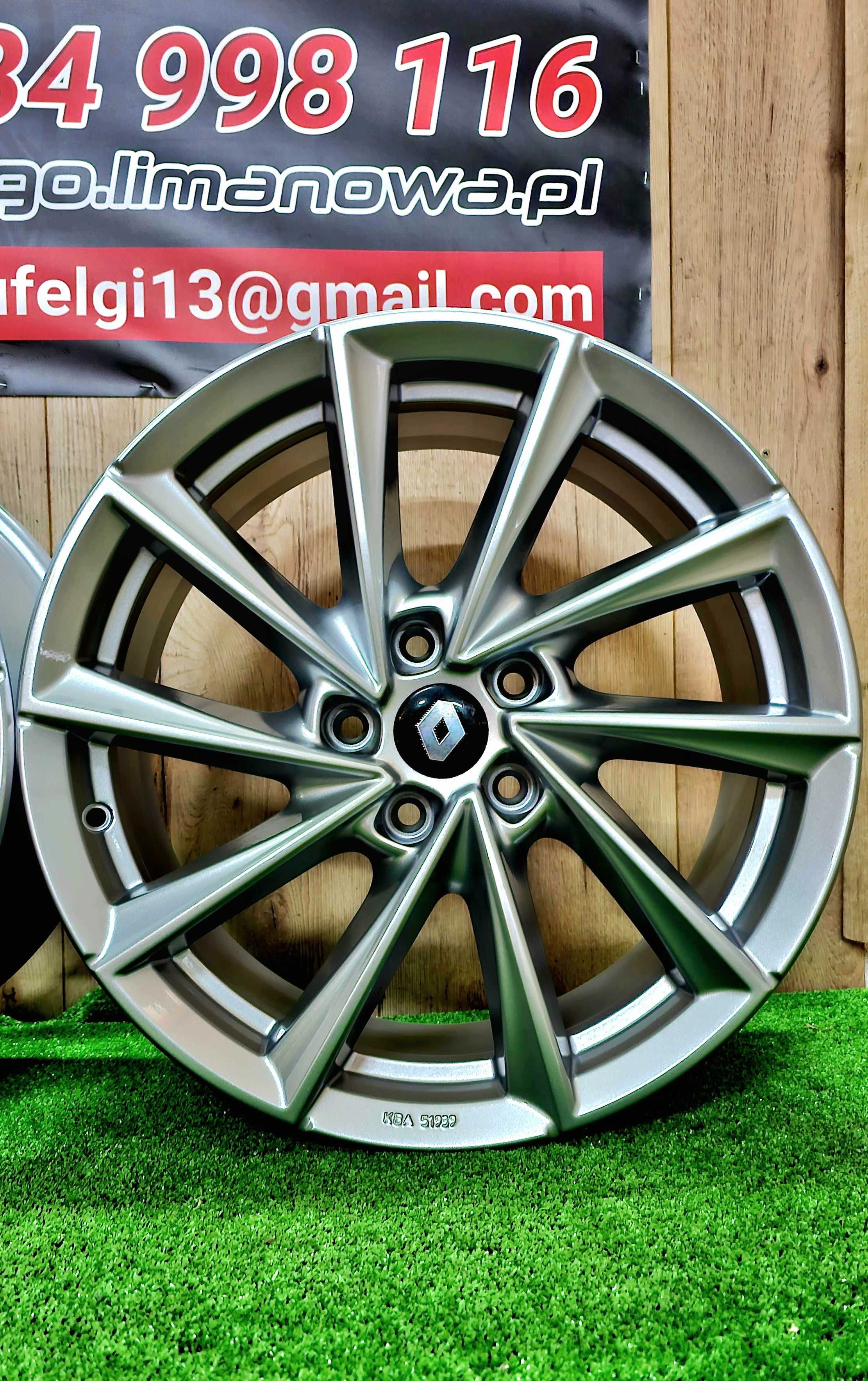 NOWE ALUFELGI RENAULT - 18x5x114,3 - Clio,Megane,Scenic(xMOD),Laguna