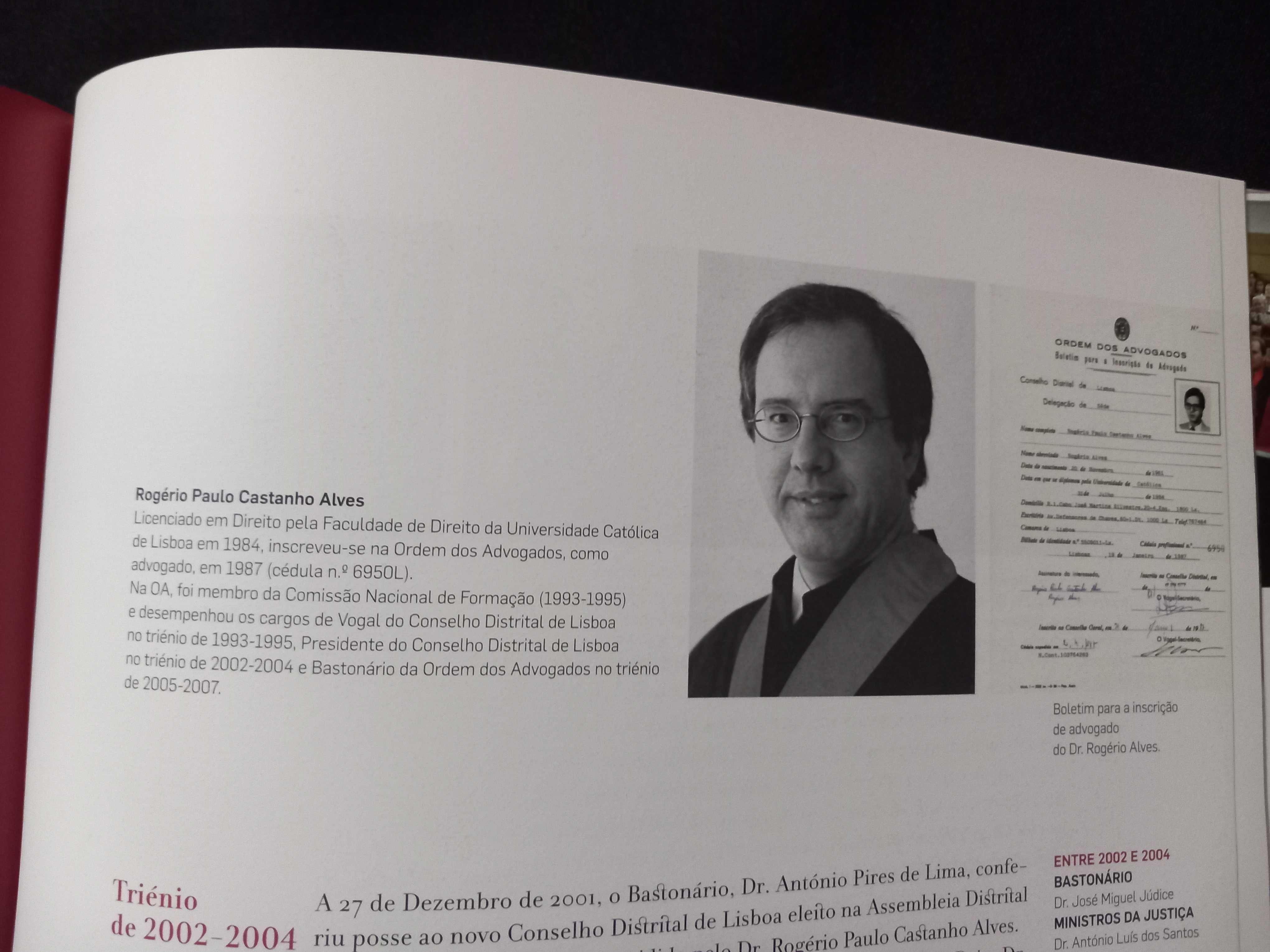 Livro - O Conselho Distrital de Lisboa da Ordem dos Advogados