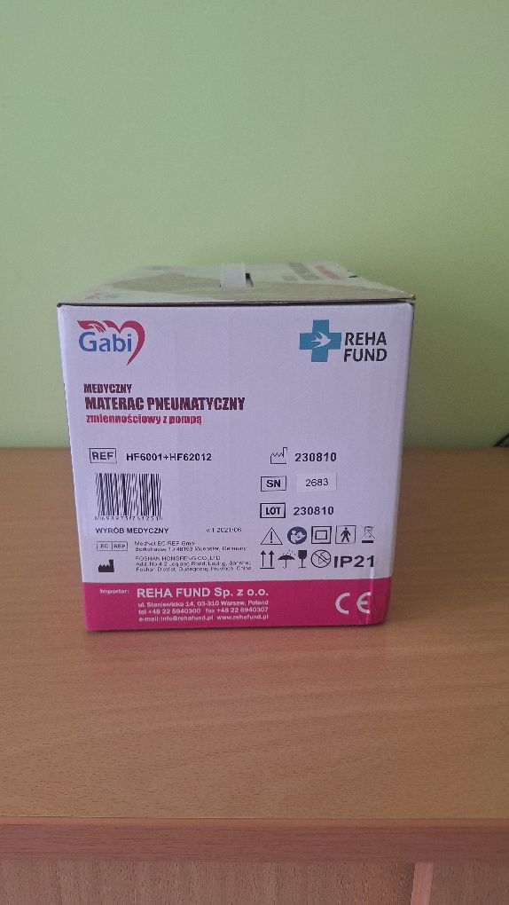 Materac przeciw odleżynom na odleżyny Materac Anty odleżynowy z Pompa