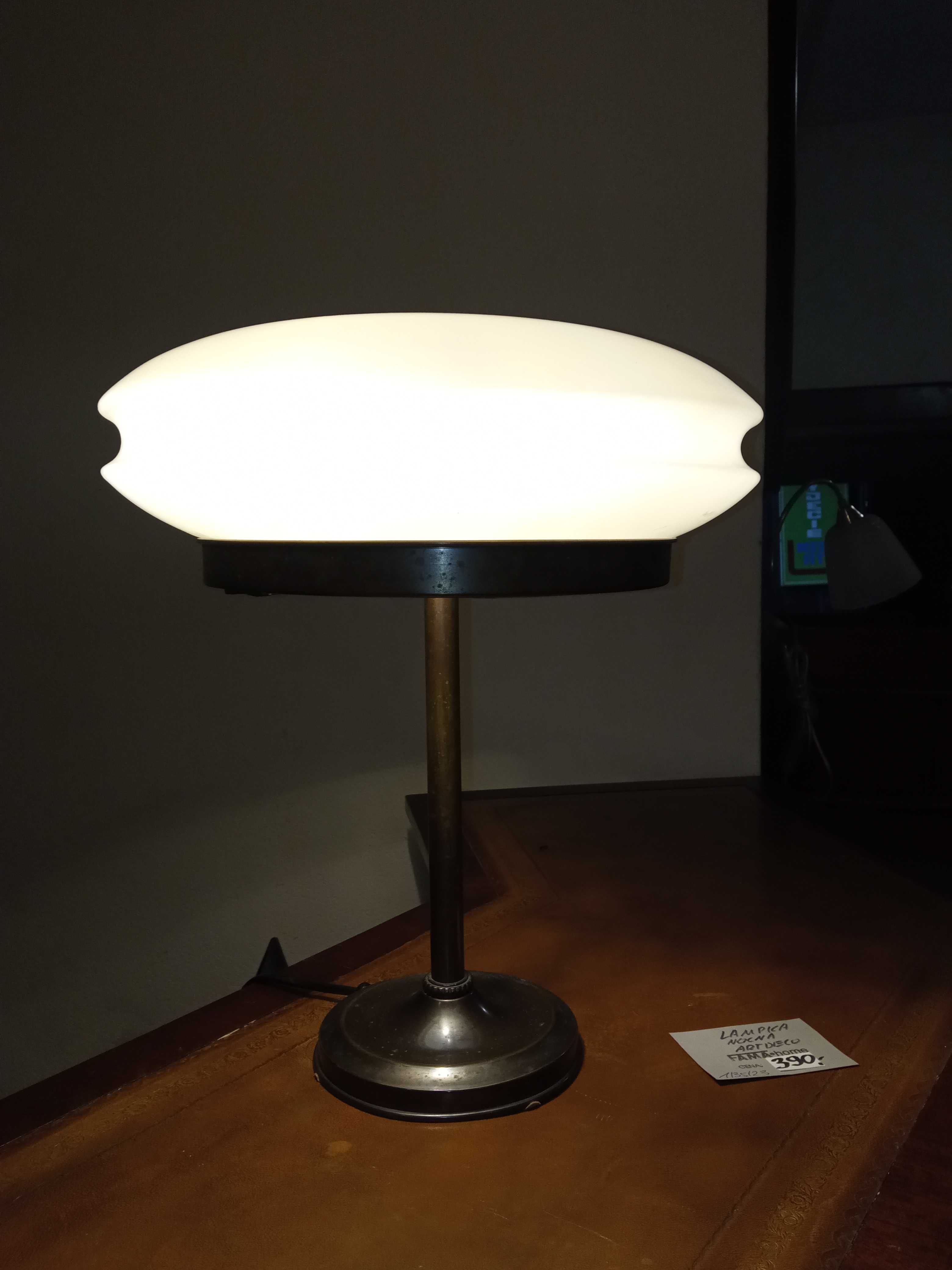 Lampa nocna art deco