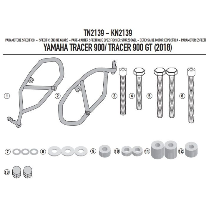 TN2139 YAMAHA TRACER 900 / TRACER 900 GT (18>20) GIVI gmole