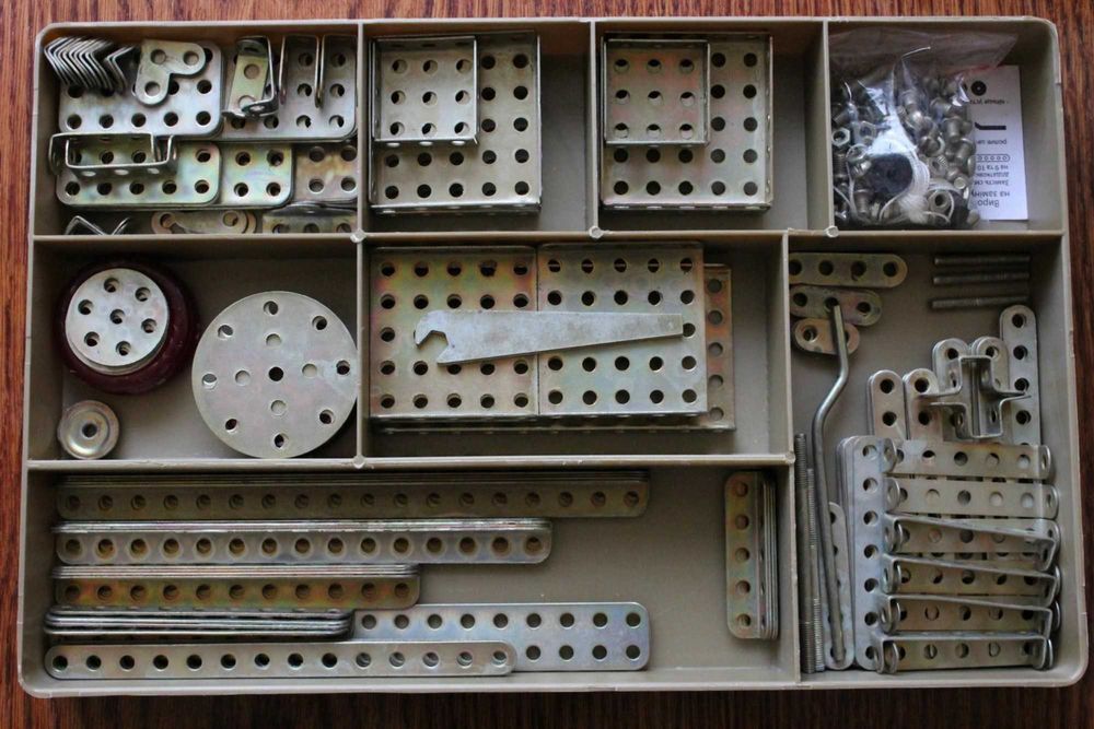 Три великих кoробки! Новий Стальний Конструктор металлический №235