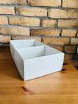 Organizer Ikea biały w kratkę Stuk 34x20x10