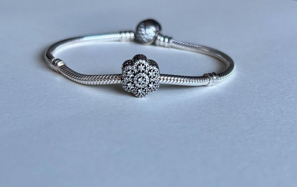 Pandora charms Skrystalizowany Kwiat