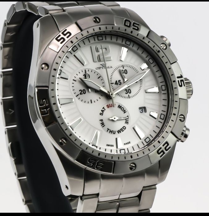 Relógio chronografo Suíço Optima